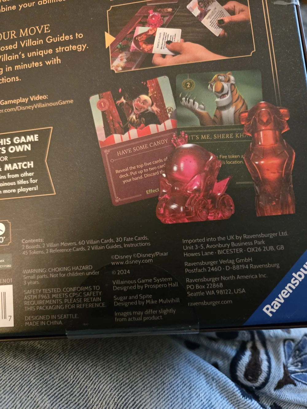 Disney Villainous Sugar and Spice Board Game - Red Cover